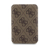 Guess Bundle Pack MagSafe 4G Metal Gold Logo - Case Set + Power Bank 5000mAh MagSafe iPhone 15 (brown)