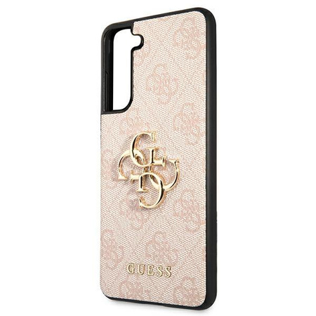 Guess 4G Big Metal Logo - Etui Samsung Galaxy S21 FE (różowy)