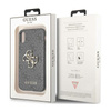 Guess 4G Big Metal Logo - pouzdro pro iPhone X (šedé)