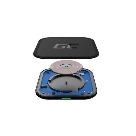Green Cell AirJuice - 15W kabelloses Ladegerät mit Schnellladung und Qi-Zertifizierung