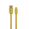 WEKOME WDC-161 Sakin Serie - USB-A zu Micro USB Schnelllade 6A Anschlusskabel 1 m (Gold)