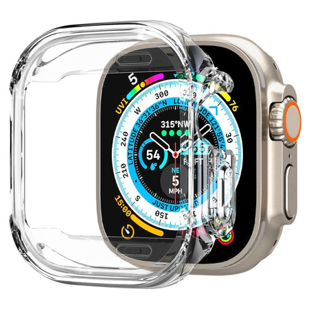Spigen Ultra Hybrid - Case for Apple Watch Ultra 49 mm (Transparent)