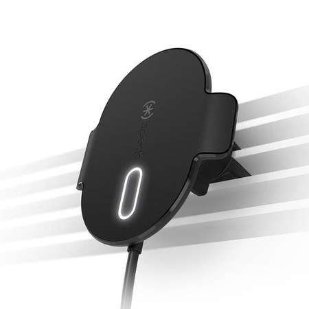 Speck Charging Vent Mount + ClickLock - držák MagSafe do auta s bezdrátovým nabíjením (černý)