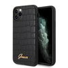 Guess Krokotasche - iPhone 11 Pro Tasche (Schwarz)
