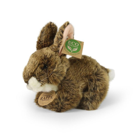 Rappa - Plyšový realistický maskot králík 17 cm Ekologicky šetrný
