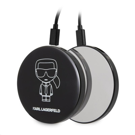 Karl Lagerfeld Bundle Ikonik - Etui-Set für Apple Airpods Pro + Power Bank mit Spiegel