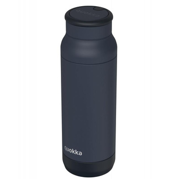 Quokka Pulse - 700ml stoßfeste Edelstahl-Thermosflasche (Schwarz)