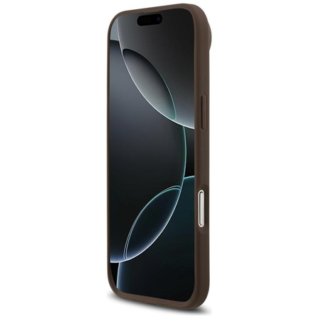 ETUI DO IPHONE AIR do MAGSAFE GUESS ORYGINALNE BRĄZOWE SKÓRZANE MODNE CASE