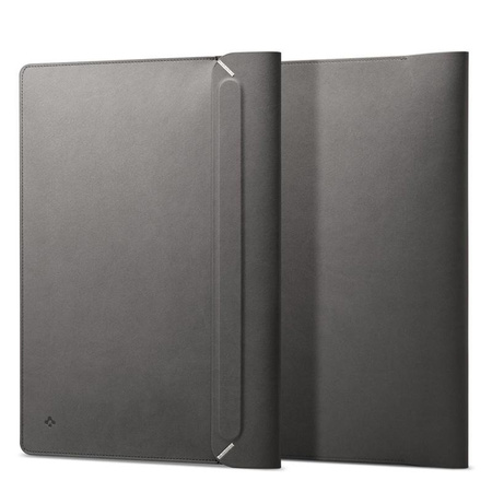 Spigen Valentinus Sleeve Laptop - pouzdro na 15" / 16" notebook (City Grey)