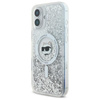 Karl Lagerfeld Liquid Glitter Choupette Head MagSafe - iPhone 16 tok (átlátszó)