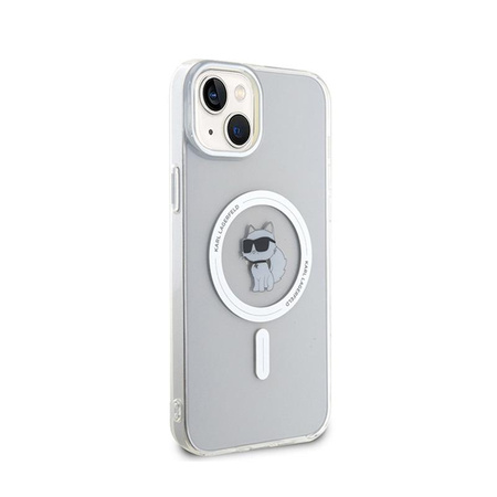 Karl Lagerfeld IML Choupette MagSafe - iPhone 15 Plus Tasche (Transparent)