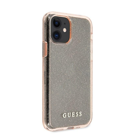 Třpytivé pouzdro Guess - pouzdro pro iPhone 11 (růžové)