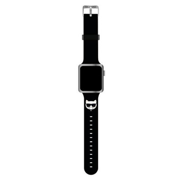 Karl Lagerfeld Silicone Choupette Head - Strap for Apple Watch 38/40/41 mm (black)