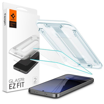 Spigen GLAS.TR EZ FIT 2-Pack - Verre trempé pour Samsung Galaxy A56 5G / S24 FE (2 pièces)