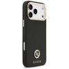 Guess Grained Strass Logo MagSafe - Hülle iPhone 17 Pro Max (schwarz)