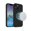 Crong Color Cover LUX mágneses - iPhone 15 Plus MagSafe tok (fekete)