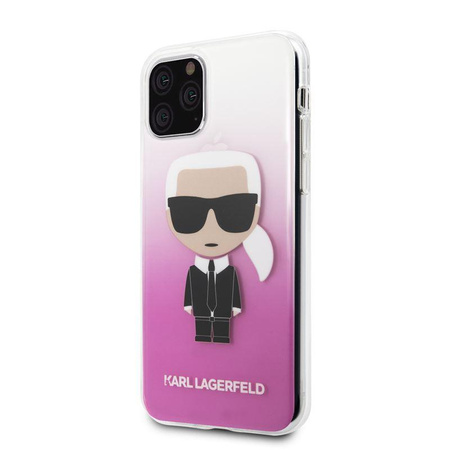 Karl Lagerfeld Iconic Karl Gradient - iPhone 11 Pro Case (pink)
