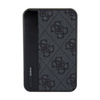 Guess 4G Leder Metall Logo - Power Bank 5000 mAh 15W (schwarz)