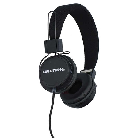 Grundig - Słuchawki nauszne neon (czarny)