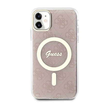 Guess 4G MagSafe - Case for iPhone 11 (Pink)