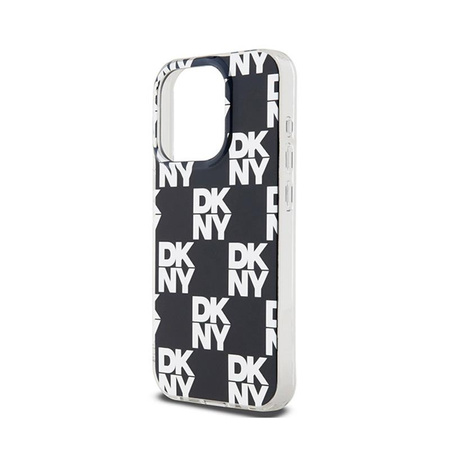 DKNY IML Checkered Mono Pattern - Case for iPhone 15 Pro Max (black)