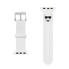 Karl Lagerfeld szilikon Choupette Head - szíj Apple Watch 42/44/45 mm-es órához (fehér)