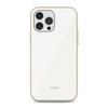 Moshi iGlaze Slim Hardshell Case - iPhone 13 Pro Max Case (SnapTo system) (Pearl White)