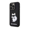 Karl Lagerfeld 3D gumi NFT Choupette - iPhone 14 Pro tok (fekete)