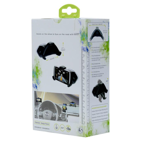 iGrip Universal Smart Grip´R Kit - univerzální držák do auta pro smartphony 50 - 75 mm široký / 103 - 127 mm vysoký