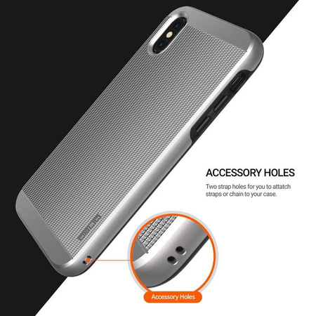 Obliq Slim Meta - iPhone Xs / X Case (Satin Silver)