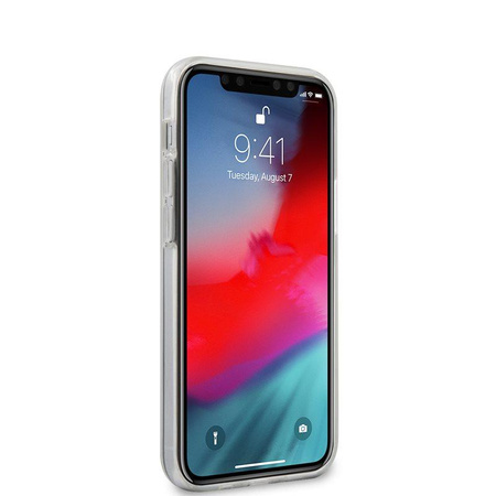 Guess Metallic Triange - iPhone 12 Mini tok (fekete)