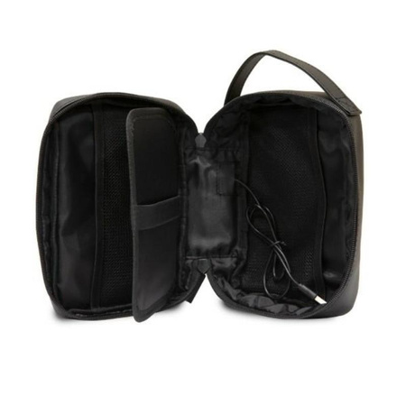 BMW Carbon&Perforated - Bag / Organizer with external USB port (black)