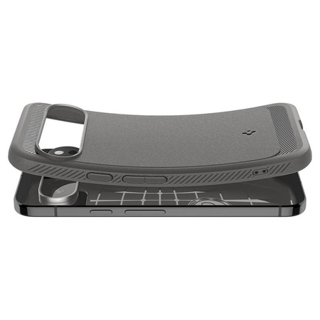 Spigen Rugged Armor - Étui pour Google Pixel 9 Pro XL (Gris marbré)