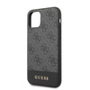 Guess 4G Bottom Stripe Kollektion - iPhone 11 Pro Tasche (grau)