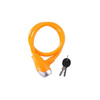 Dunlop - Keyed spiral bike lock 65 cm (Orange)