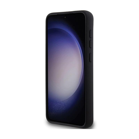 Karl Lagerfeld Silicone Choupette Metal Pin - Tasche Samsung Galaxy S24+ (czarny)