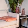 Couverture en flanelle 200x150cm (corail)
