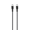 PURO Fabric Ultra Strong - Kabel w oplocie heavy duty USB-C / USB-C 1,2m (czarny)