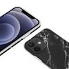 Crong márvány tok - iPhone 12 Mini tok (fekete)