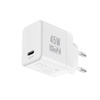 Crong Ultra Compact GaN - USB-C 45W PD 3.0 Wall Charger with PPS (White)