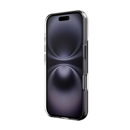 Crong Clear MAG Pro - iPhone 16 MagSafe Hülle (Schwarz)