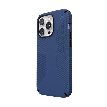 Speck Presidio2 Grip - Rutschfestes Gehäuse für iPhone 13 Pro (Küstenblau/Schwarz)