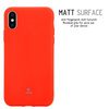 Crong Soft Skin Cover - iPhone Xs / X tok (piros)