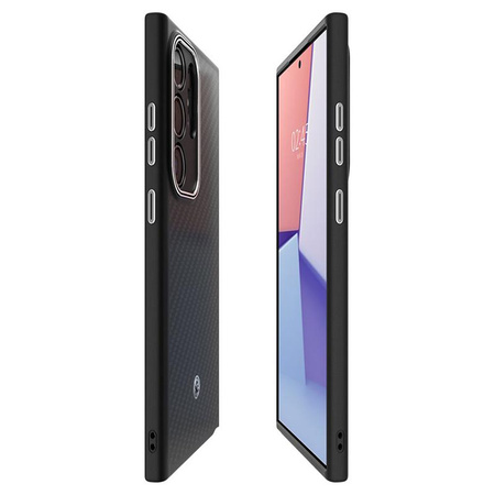 Spigen Enzo Aramid - Pouzdro pro Samsung Galaxy S24 Ultra (černé)