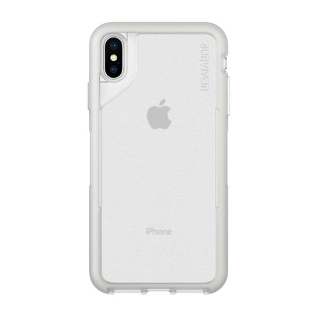 Griffin Survivor Endurance - Coque blindée pour iPhone Xs Max (transparent/gris)