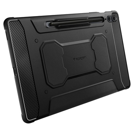 Spigen Rugged Armor Pro - Étui pour Samsung Galaxy Tab S9 FE+ 12.4" (Noir)