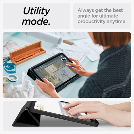 Spigen Urban Fit - Etui do iPad Air 11” M3 (2025) / M2 (2024) / iPad Air 10.9” (5-4 gen.) (2022-2020) (Black)