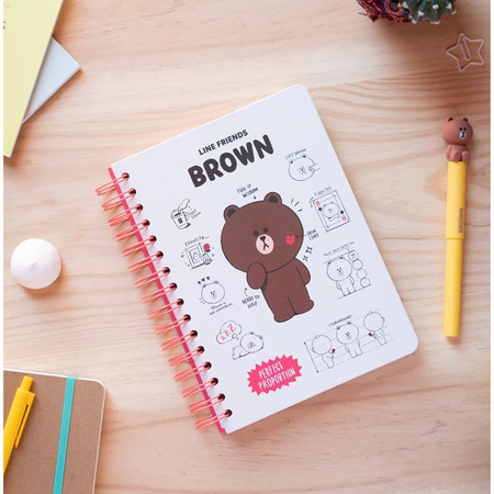 Line Friends - Notizbuch / Notizblock A5