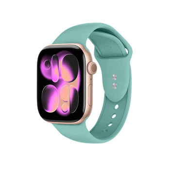 Crong Liquid - Řemínek pro Apple Watch 38/40/41/42 mm (tyrkysový)
