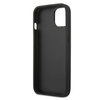 Guess Saffiano Metal Logo Stripes - Etui iPhone 13 (niebieski)